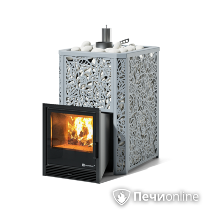 Дровяная печь-каменка ИзиСтим Ялта 25 (Хохлома), AISI 321 в Балашихе